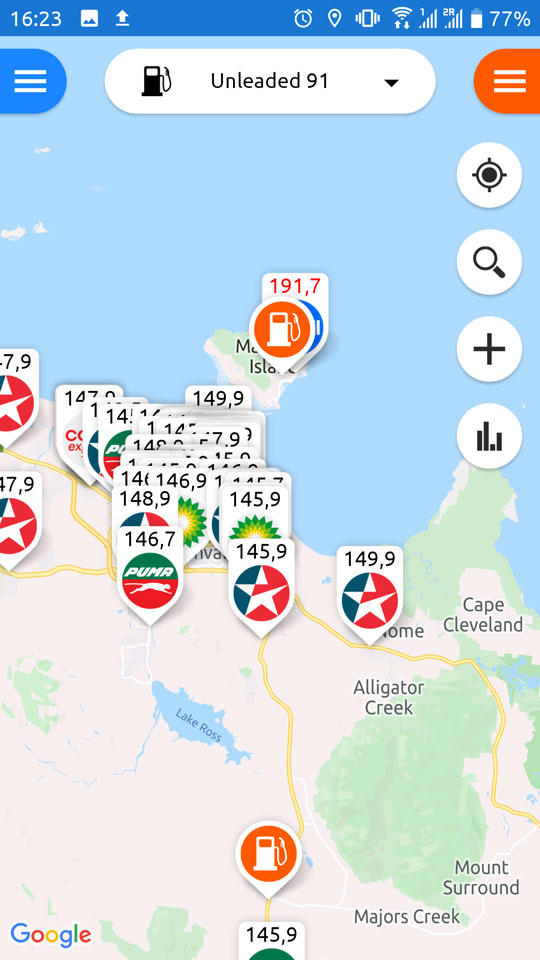 Fuel-Map-Australia