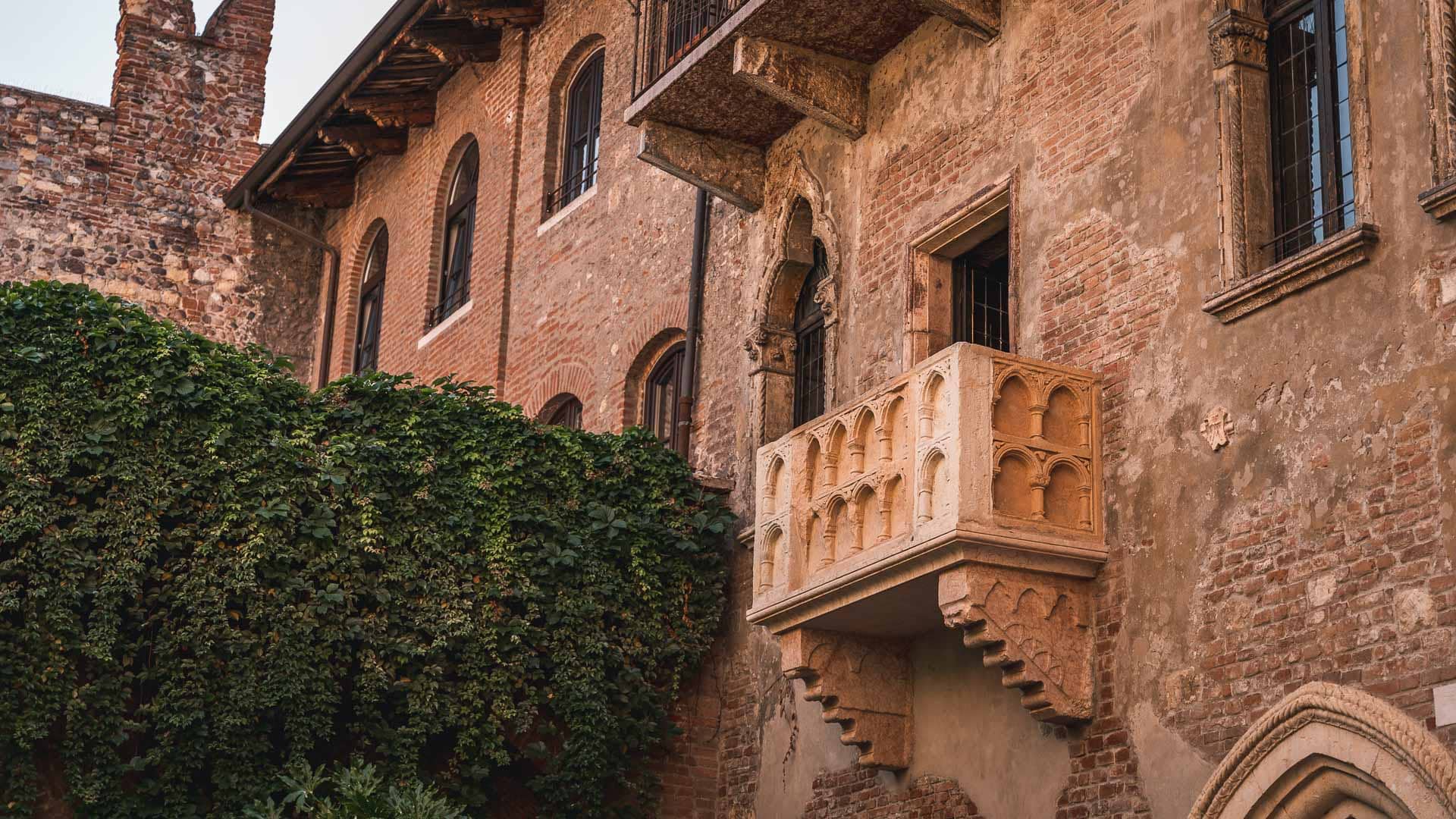 Balkon Julii w Weronie, Włochy