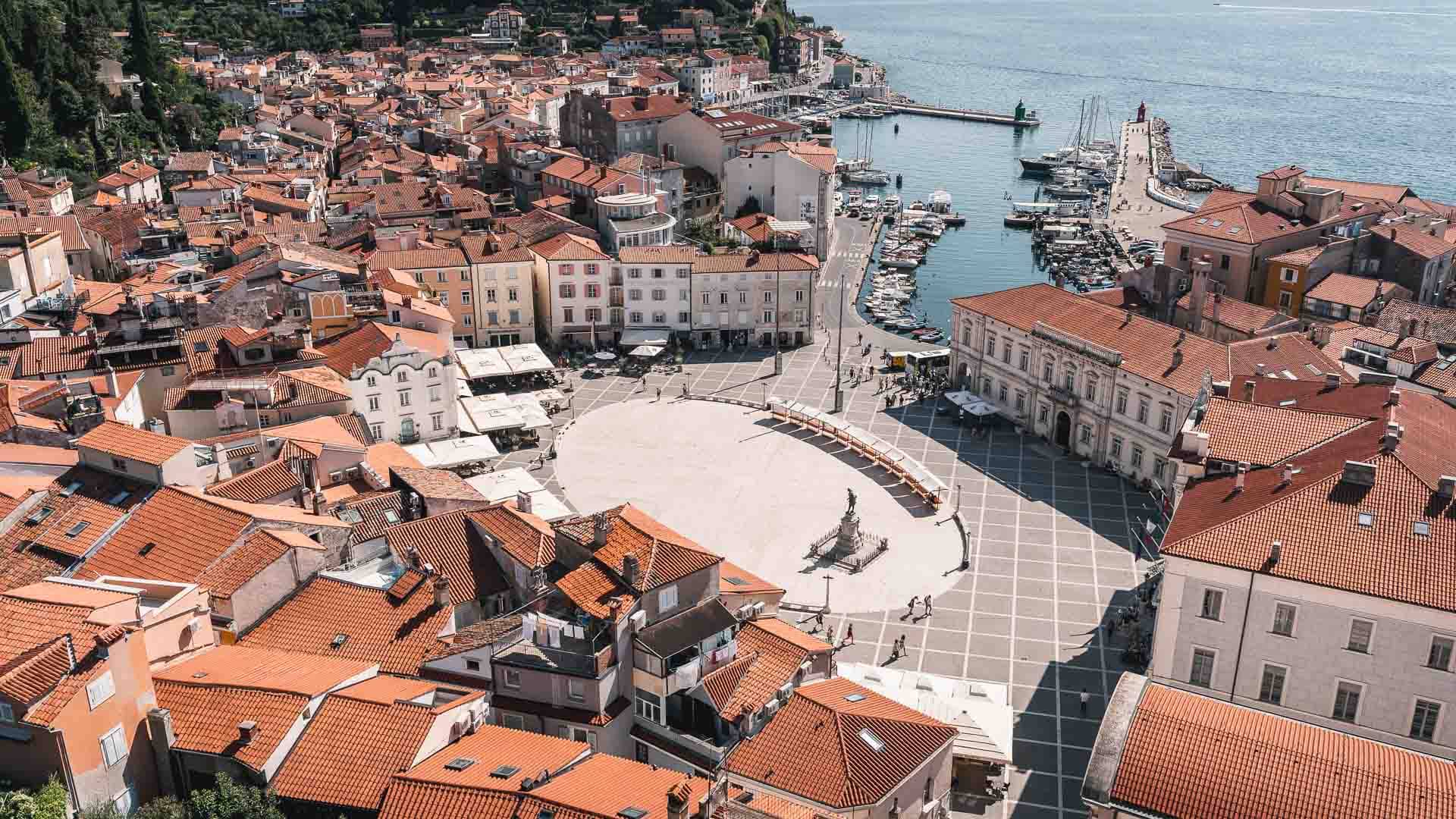 Miasto Piran w Słowenii