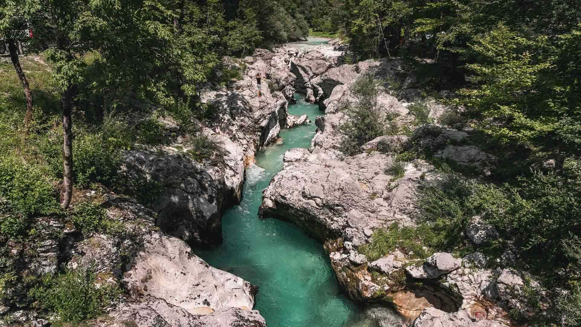 Rzeka Socza w Słowenii