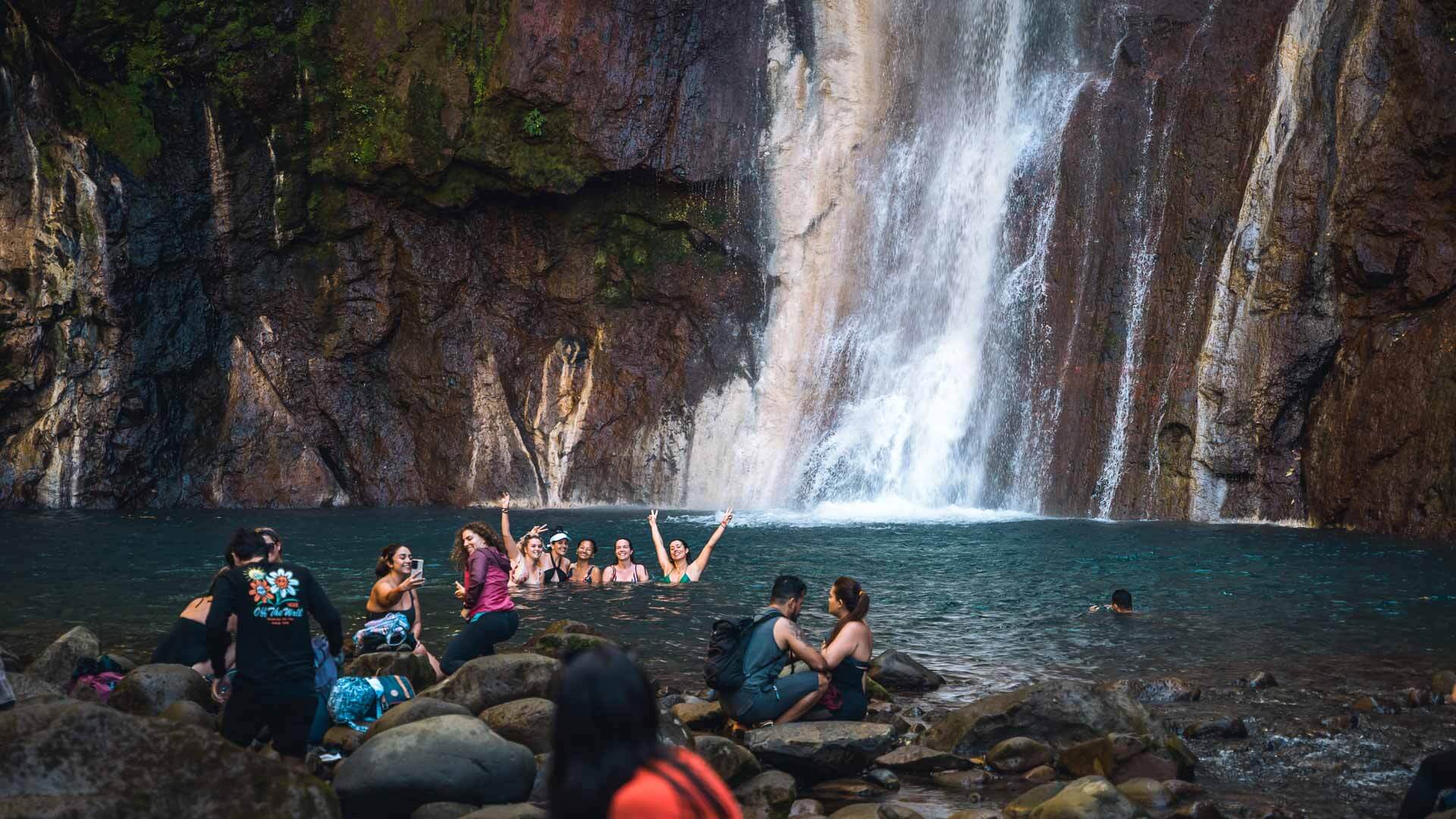 Wodospad Tesoro Escondido w Kostaryce