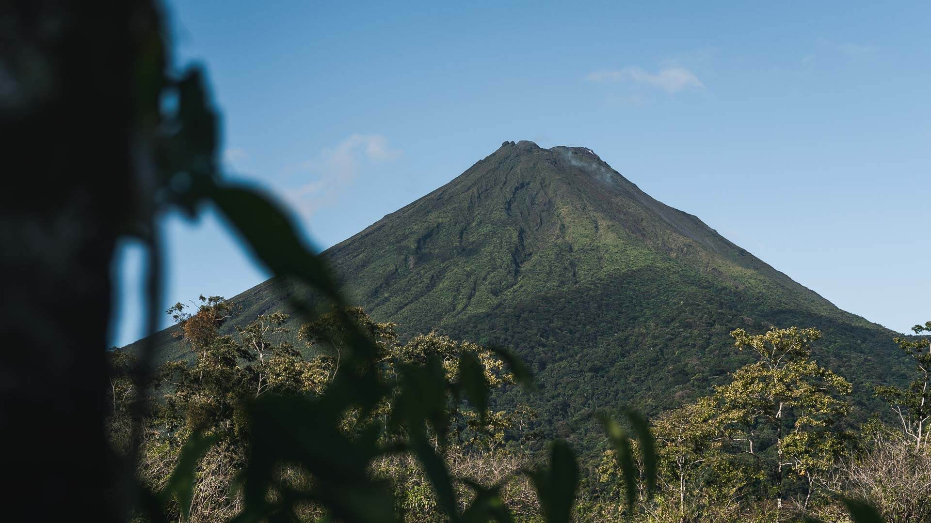 Wulkan Arenal w Kostaryce