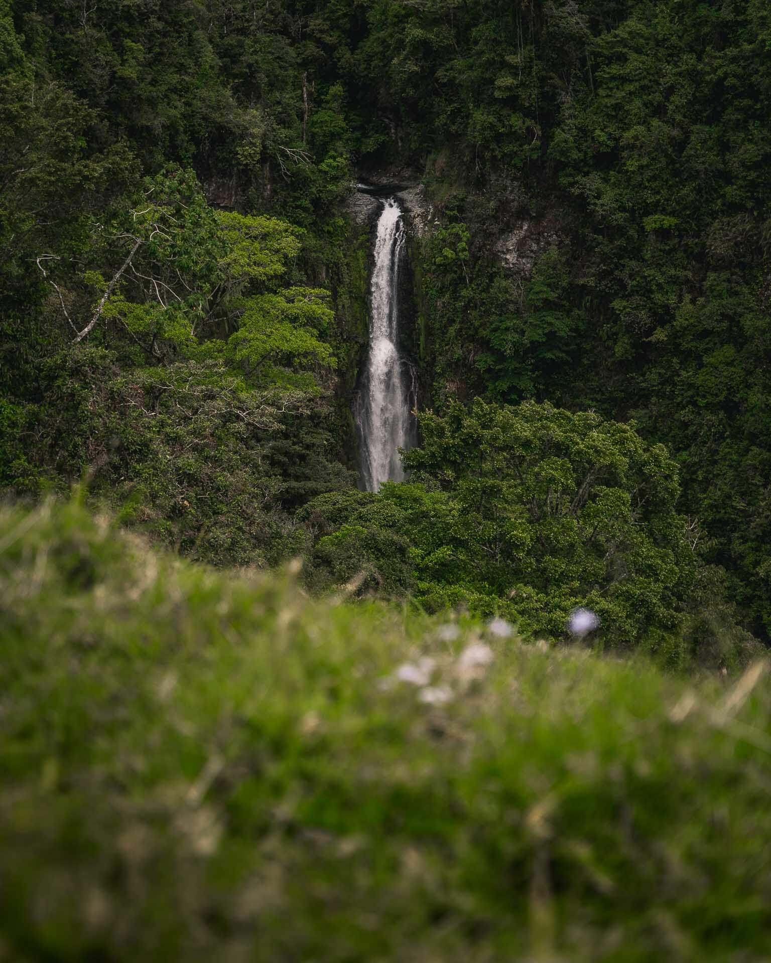 Wodospad La Muralla w Kostaryce
